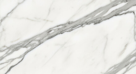 Obraz premium White marble surface with elegant gray veining texture for interior design and architectural decoration