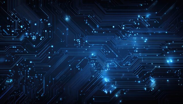 Abstract circuit board pattern