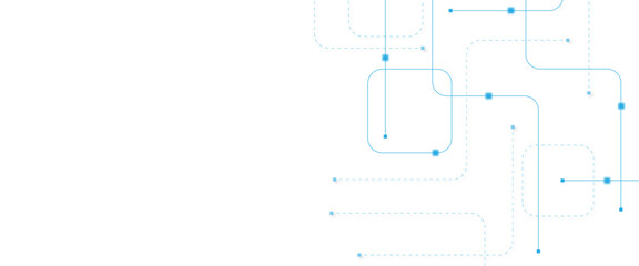 Abstract futuristic technology background. Technology background with crossed lines and dots.