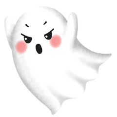 cute little ghost halloween party october clipart png transparent illustration