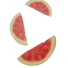 watermelon isolated on white background