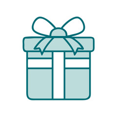 Birthday Gift Box Icon for Web and Graphic Design