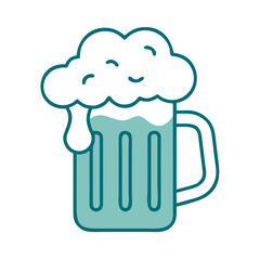 Beer Mug With Foam Icon for Web and Graphic Design