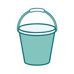 Bucket Container Icon for Web and Graphic Design
