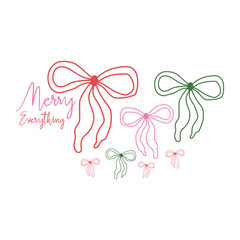 Merry Everything  Christmas Sassy Quote T-shirt design