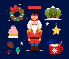 Winter Element Object Illustration Set