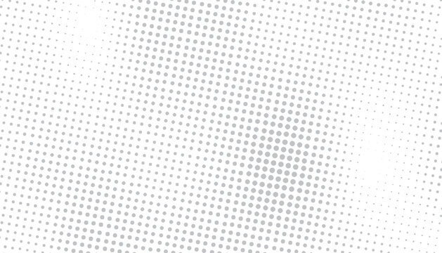 Abstract halftone wave dotted background. Futuristic twisted grunge pattern, dot, circles. Vector modern optical pop art texture.