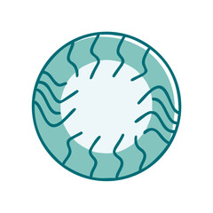 Circle With Pulse Icon for Web and Graphic Design