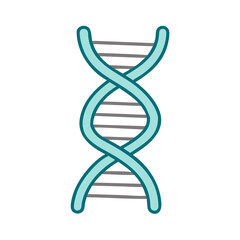 DNA Structure Icon for Web and Graphic Design