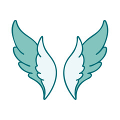Pair Wings Icon for Web and Graphic Design