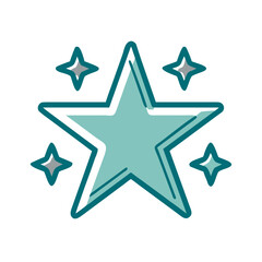 Star Favorite Icon for Web and Graphic Design