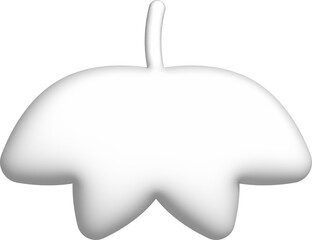 꼭지-과일 꼭지-토마토 꼭지-딸기 꼭지-3d-입체-화이트