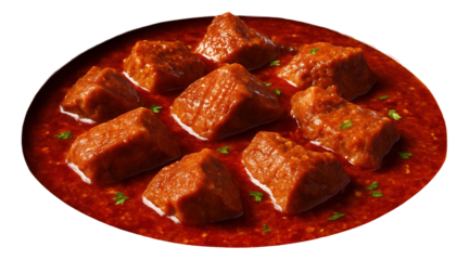 Rectangular parchment paper sheet holding a stack of freshly baked chocolate chip cookies.