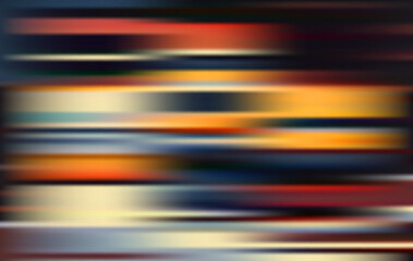 Dynamic abstract motion blur background with horizontal lines in orange, yellow, and brown tones creating a warm atmosphere