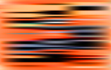 Abstract orange background with blurred black lines creating a dynamic and vibrant motion effect