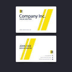 Company brochure yellow 