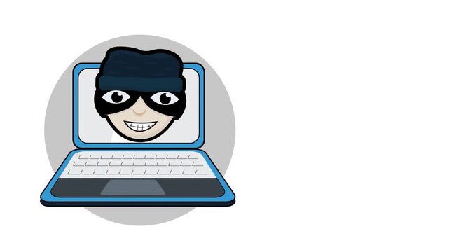Hacker Animation For Cybersecurity Concept