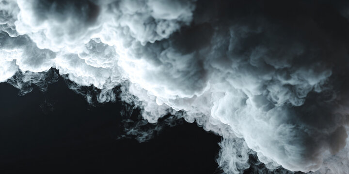 A hazy fog rolls in from the horizon, gradually swallowing the landscape. The soft, thick mist creates a sense of suspense, blurring the surroundings. PNG background.