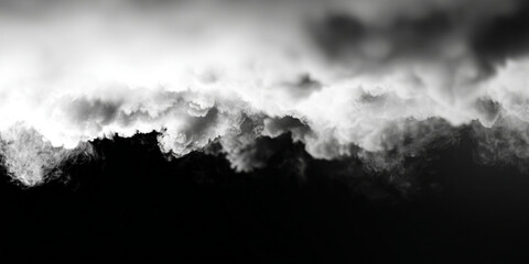 Fototapeta premium Wisps of smoke curl in soft spirals, slowly fading as they stretch across the background. The transparent canvas creates the illusion of a never-ending mist. PNG background.