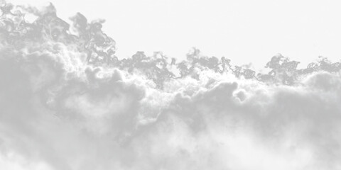 A swirl of dark smoke creates an intense visual contrast with the transparent background. The depth...