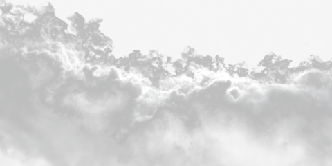 A swirl of dark smoke creates an intense visual contrast with the transparent background. The depth of the smoke adds drama and intrigue to the image. PNG background.
