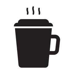 Coffee Cup Icon - Office Break, Energy, Refreshment, Workplace Vector Illustration