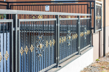 Ornamental Wrought Iron Fence. Metal Fence