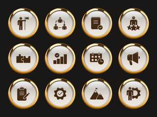 management vector icon. management stock vector illustration for web, mobile app and ui design