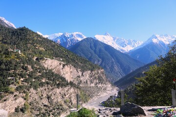 mountain landscape in the Himalaya