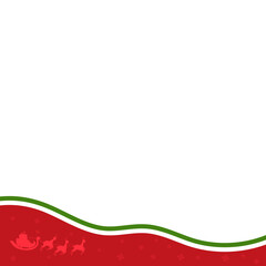 Christmas Wave Footer