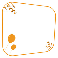 New Year Frame with Fireworks