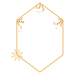 Obraz premium New Year Frame with Fireworks