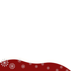 Christmas Wave Footer