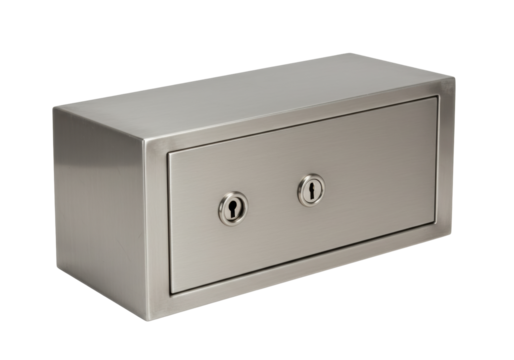 Isolated secure lockbox for safeguarding valuables against theft or damage at home, office