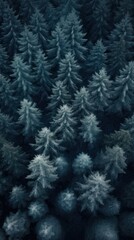 Pine forest winter wallpaper outdoors nature plant.