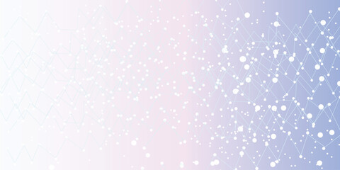 Fototapeta premium Abstract White geometric background overlap layer .