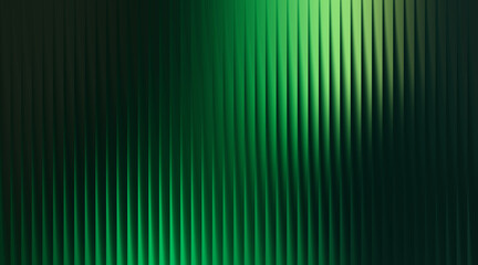 Abstract green background with vertical lines and light gradient effect