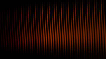 Abstract background with vertical lines in shades of orange and black