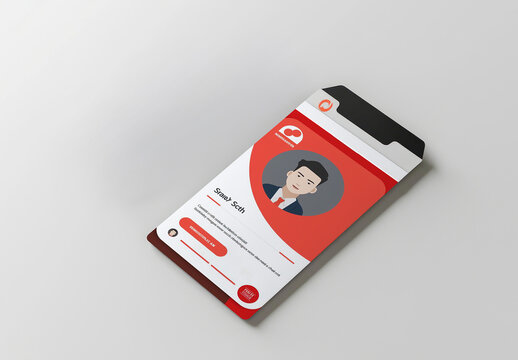 ID card Mockup Template