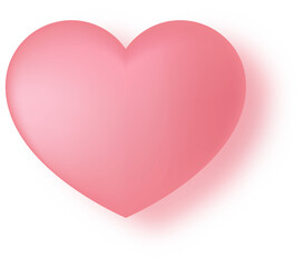 pink valentine heart