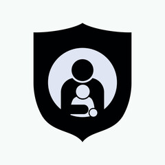 Parental Involvement Icon. Symbol of Active Participation of Parents in their Child's Learning Journey, both at Home and within the School Environment.  