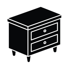 Flat Vector Icon Of Cajon Percussion Instrument