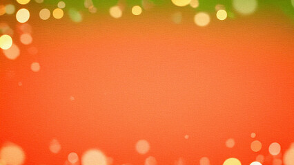 Festive holiday background with warm orange-red to green gradient, soft bokeh lights, elegant design texture, perfect for Christmas, celebration, backdrop, and winter aesthetic. © PrimeBackgrounds