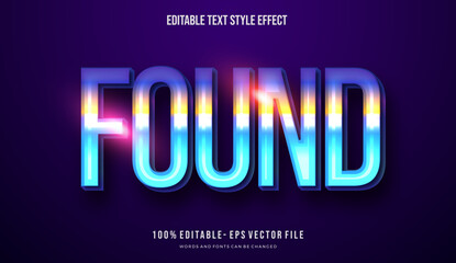 A vibrant, eye-catching Text Effect, text style. Editable text files vector illustration.