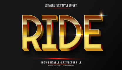 A vibrant, eye-catching Text Effect, text style. Editable text files vector illustration.
