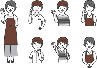 カフェスタッフ