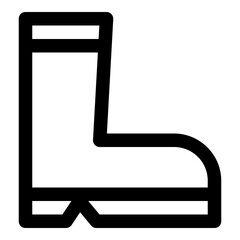 boots icon for safety and gardening