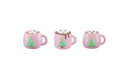 3d hot chocolate cup png