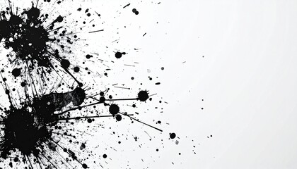 splattered ink and paint texture