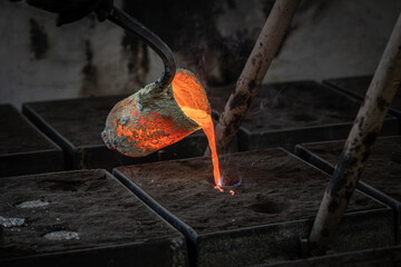 Odlewnia metalu mosiądzu huta